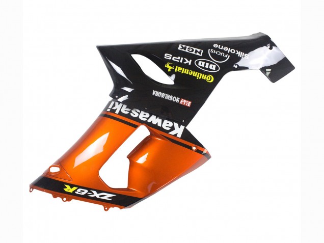 2005-2006 Orange Black Kawasaki ZX6R Motorcycle Fairing Canada