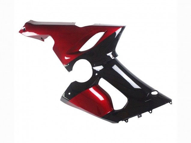 2005-2006 Red Glossy Black Kawasaki ZX6R Motorcycle Fairing Canada