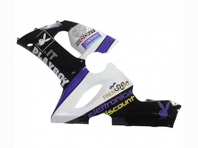 2005-2006 White Purple Black Rizoma Playboy DENSO Kawasaki ZX6R Motorcycle Fairings Canada