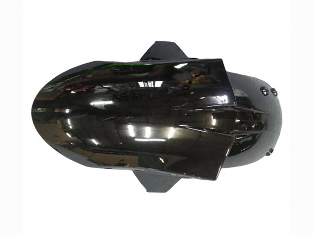 2005-2006 Glossy Black Green Flame Kawasaki ZX6R Motorcycle Fairing Canada