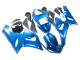 2005-2006 Glossy Blue Kawasaki ZX6R Motorcycle Fairings Canada