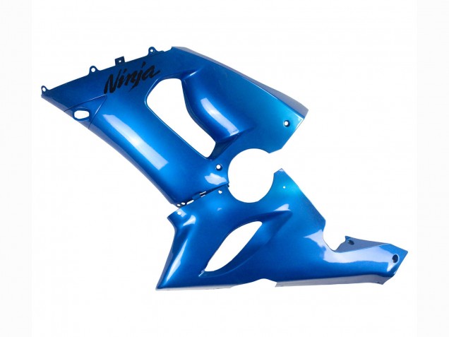 2005-2006 Glossy Blue Kawasaki ZX6R Motorcycle Fairings Canada