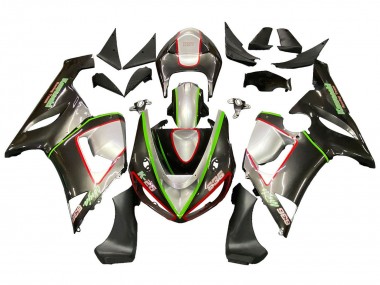 2005-2006 Black Silver Green Red K-26 Kawasaki ZX6R Motorcycle Fairings Canada