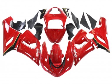 2005-2006 Red Yellow Black Kawasaki ZX6R Motorcycle Fairings Canada