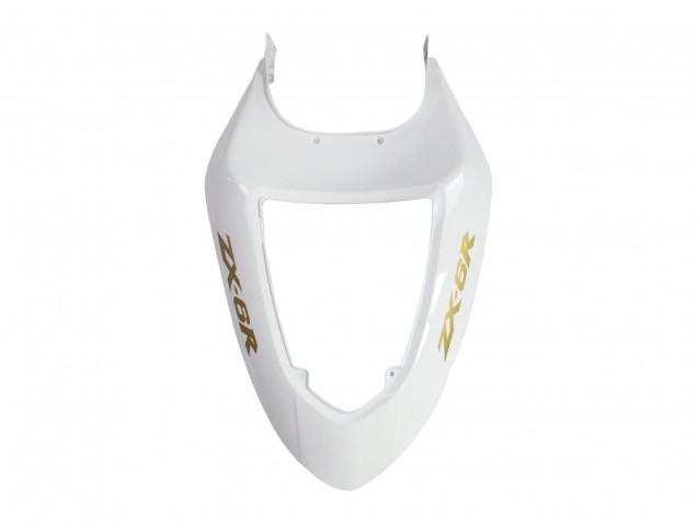 2005-2006 White Black Gold Ninja Kawasaki ZX6R Motorcycle Fairings Canada