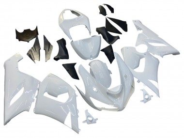 2005-2006 White Kawasaki ZX6R Motorcycle Fairings Canada