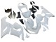 2005-2006 White Kawasaki ZX6R Motorcycle Fairings Canada