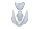 2005-2006 White Kawasaki ZX6R Motorcycle Fairings Canada