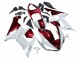 2005-2006 White Red Kawasaki ZX6R Motorcycle Fairings Canada
