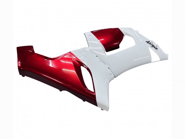 2005-2006 White Red Kawasaki ZX6R Motorcycle Fairings Canada