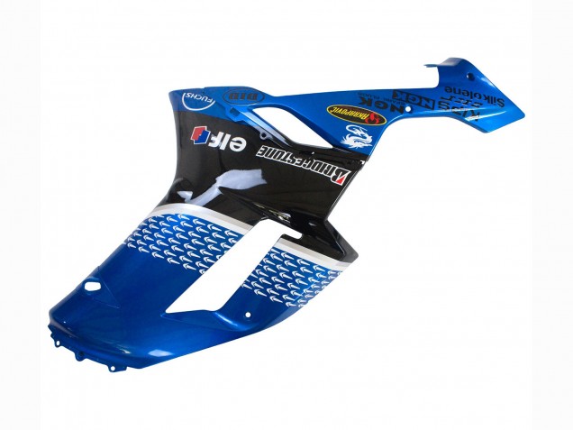 2007-2008 Black Blue Elf Kawasaki ZX6R Motorcycle Fairings Canada