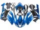 2007-2008 Black Blue Elf Kawasaki ZX6R Motorcycle Fairings Canada