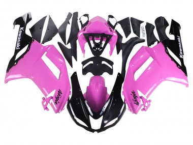 2007-2008 Black Pink Ninja Kawasaki ZX6R Motorcycle Fairings Canada