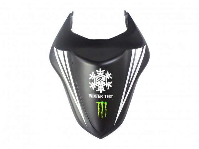 2007-2008 Black White Red with White Snow Decal Ninja Elf Kawasaki ZX6R Motorcycle Fairings Canada