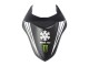 2007-2008 Black White Red with White Snow Decal Ninja Elf Kawasaki ZX6R Motorcycle Fairings Canada