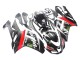 2007-2008 Black White Red with White Snow Decal Ninja Elf Kawasaki ZX6R Motorcycle Fairings Canada