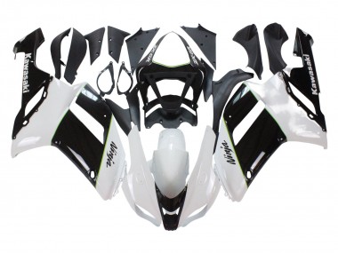 2007-2008 Black White Ninja Kawasaki ZX6R Motorcycle Fairings Canada