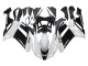 2007-2008 Black White Ninja Kawasaki ZX6R Motorcycle Fairings Canada
