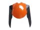 2007-2008 Orange Black Ninja Kawasaki ZX6R Motorcycle Fairings Canada