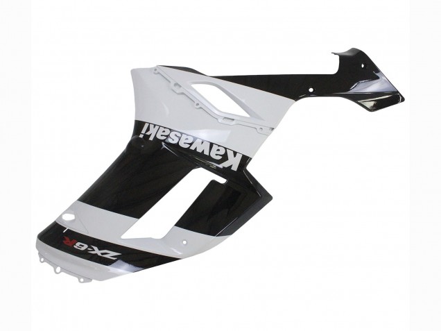 2007-2008 White Black Kawasaki ZX6R Motorcycle Fairing Canada