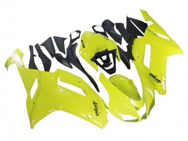2007-2008 Yellow Ninja Kawasaki ZX6R Motorcycle Fairings Canada
