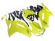 2007-2008 Yellow Ninja Kawasaki ZX6R Motorcycle Fairings Canada