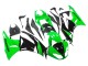 2009-2012 Green Glossy Black Kawasaki ZX6R Motorcycle Fairings Canada
