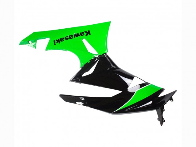 2009-2012 Green Glossy Black Kawasaki ZX6R Motorcycle Fairings Canada