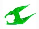 2009-2012 Green Glossy Black Kawasaki ZX6R Motorcycle Fairings Canada
