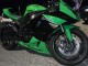 2009-2012 Green Glossy Black Kawasaki ZX6R Motorcycle Fairings Canada