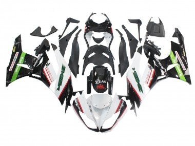 2009-2012 White Red Black Green Kawasaki ZX6R Motorcycle Fairings Canada