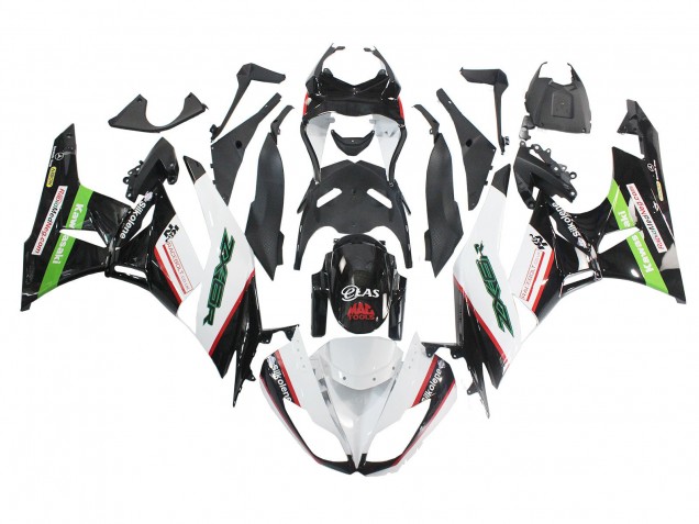 2009-2012 White Red Black Green Kawasaki ZX6R Motorcycle Fairings Canada
