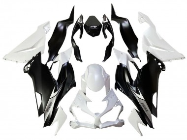 2013-2018 White Matte Black Kawasaki ZX6R Bike Fairings Canada