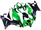 2019-2022 Green Matte Black Kawasaki ZX6R Motorcycle Fairings Canada