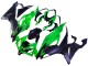 2019-2022 Green Matte Black Kawasaki ZX6R Motorcycle Fairings Canada