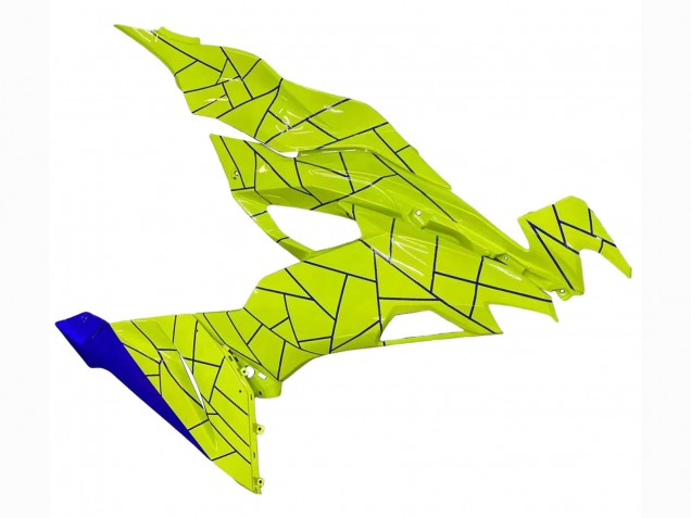 2019-2022 Blue Yellow Kawasaki ZX6R Motorcycle Fairings Canada