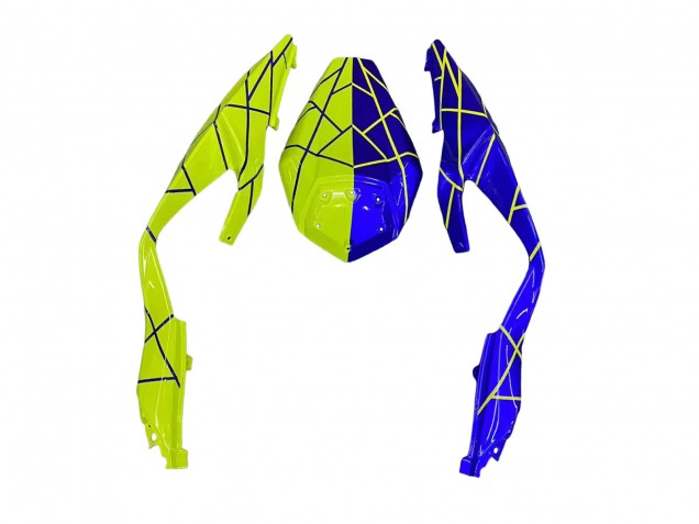 2019-2022 Blue Yellow Kawasaki ZX6R Motorcycle Fairings Canada