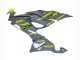 2019-2022 Nardo Grey Yellow Kawasaki ZX6R Motorcycle Fairings Canada