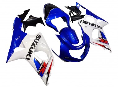 2000-2002 White Blue Red Suzuki GSXR1000 Motorcycle Fairings Canada