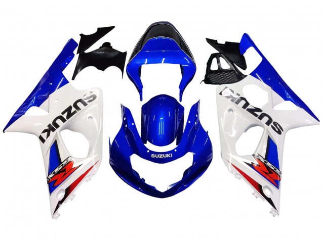 2000-2002 White Blue Red Suzuki GSXR1000 Motorcycle Fairings Canada