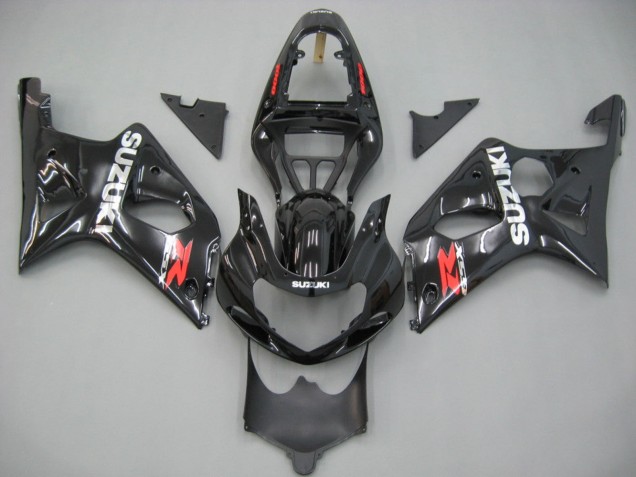 2000-2002 Glossy Black Suzuki GSXR1000 Motorcycle Fairings Canada