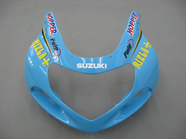 2000-2002 Light Blue Yellow Black Motul Rizla Suzuki GSXR1000 Motorcycle Fairings Canada