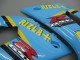 2000-2002 Light Blue Yellow Black Motul Rizla Suzuki GSXR1000 Motorcycle Fairings Canada
