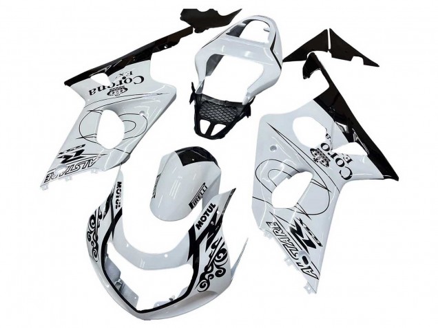2000-2002 White Black Motul Corona Suzuki GSXR1000 Motorcycle Fairings Canada