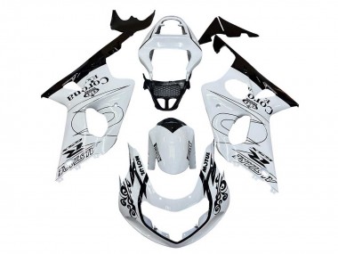 2000-2002 White Black Motul Corona Suzuki GSXR1000 Motorcycle Fairings Canada