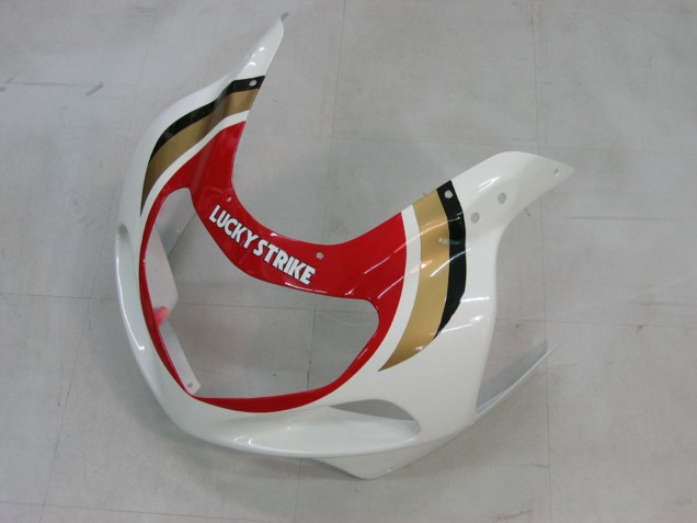 2000-2002 White Red Lucky Strike Suzuki GSXR1000 Motorcycle Fairings Canada