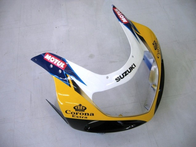 2000-2002 Yellow Dark Blue White Motul Corona Suzuki GSXR1000 Motorcycle Fairings Canada
