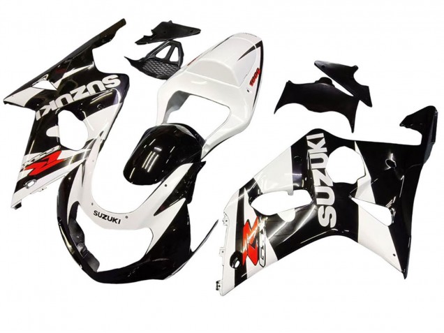 2000-2002 White Glossy Black Red Suzuki GSXR1000 Motorcycle Fairings Canada