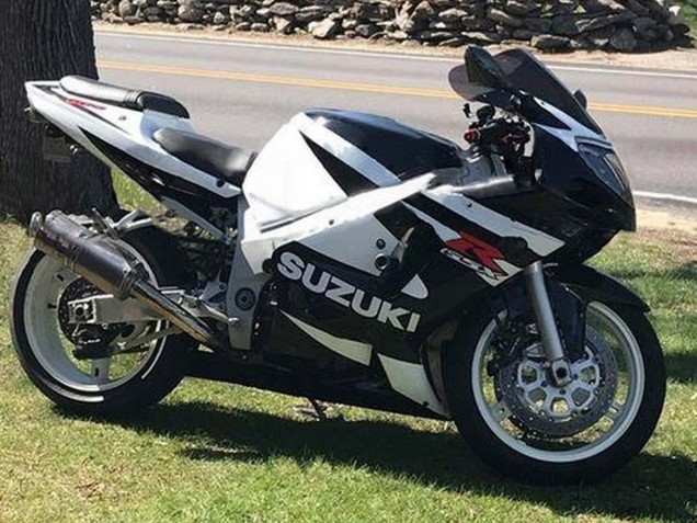 2000-2002 White Glossy Black Red Suzuki GSXR1000 Motorcycle Fairings Canada