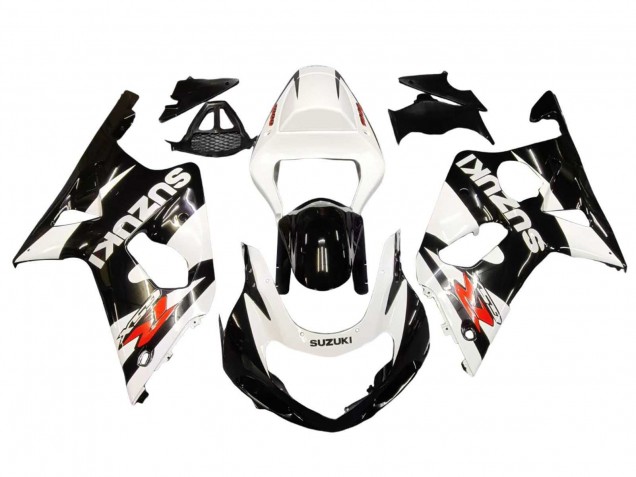 2000-2002 White Glossy Black Red Suzuki GSXR1000 Motorcycle Fairings Canada